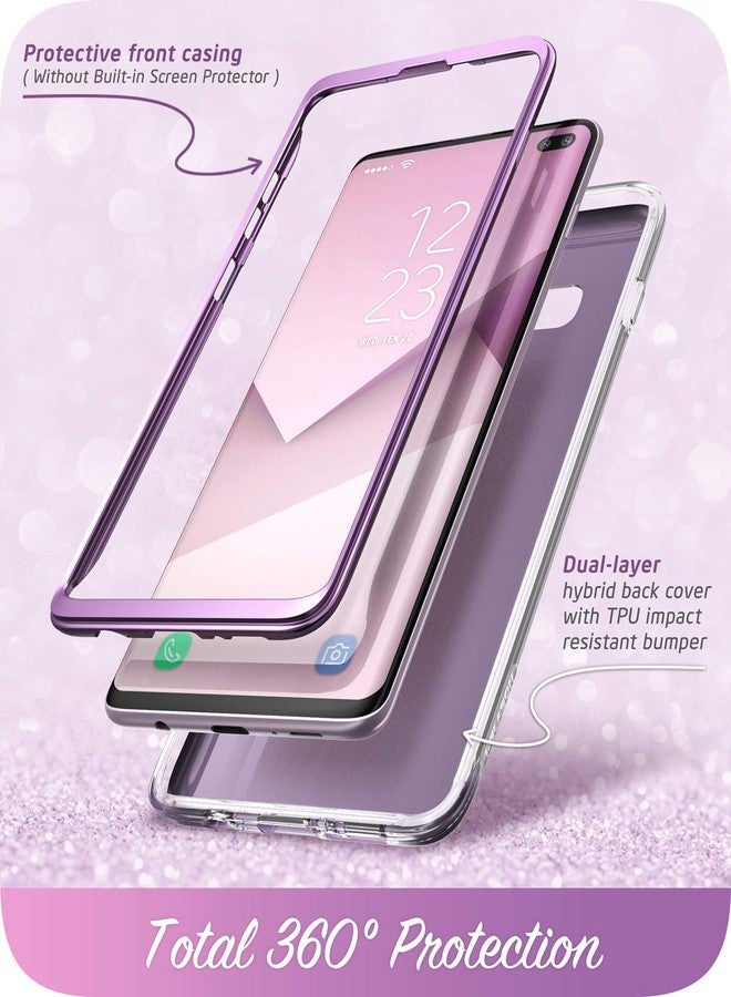 آي-بلاسون جراب i-Blason Cosmo Series مصمم خصيصًا لهاتف Galaxy S10 Plus، جراب واقٍ أنيق بدون واقي شاشة مدمج، متوافق مع هاتف Samsung Galaxy S10 Plus إصدار 2019 (بنفسجي) - Image 2